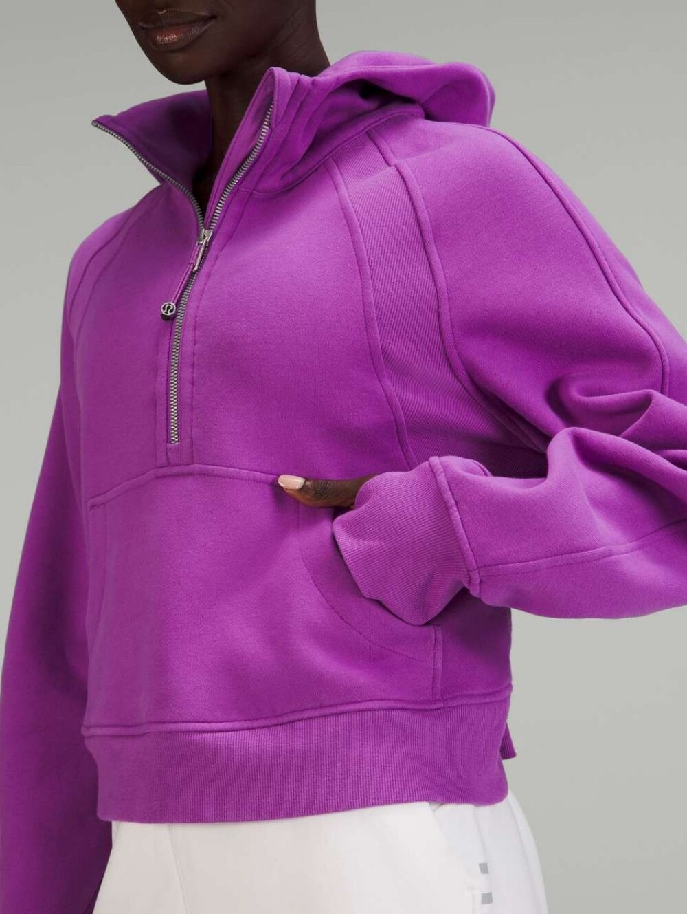 Lululemon Scuba Oversized Half-Zip Hoodie Moonlit Magenta Size: XS/S